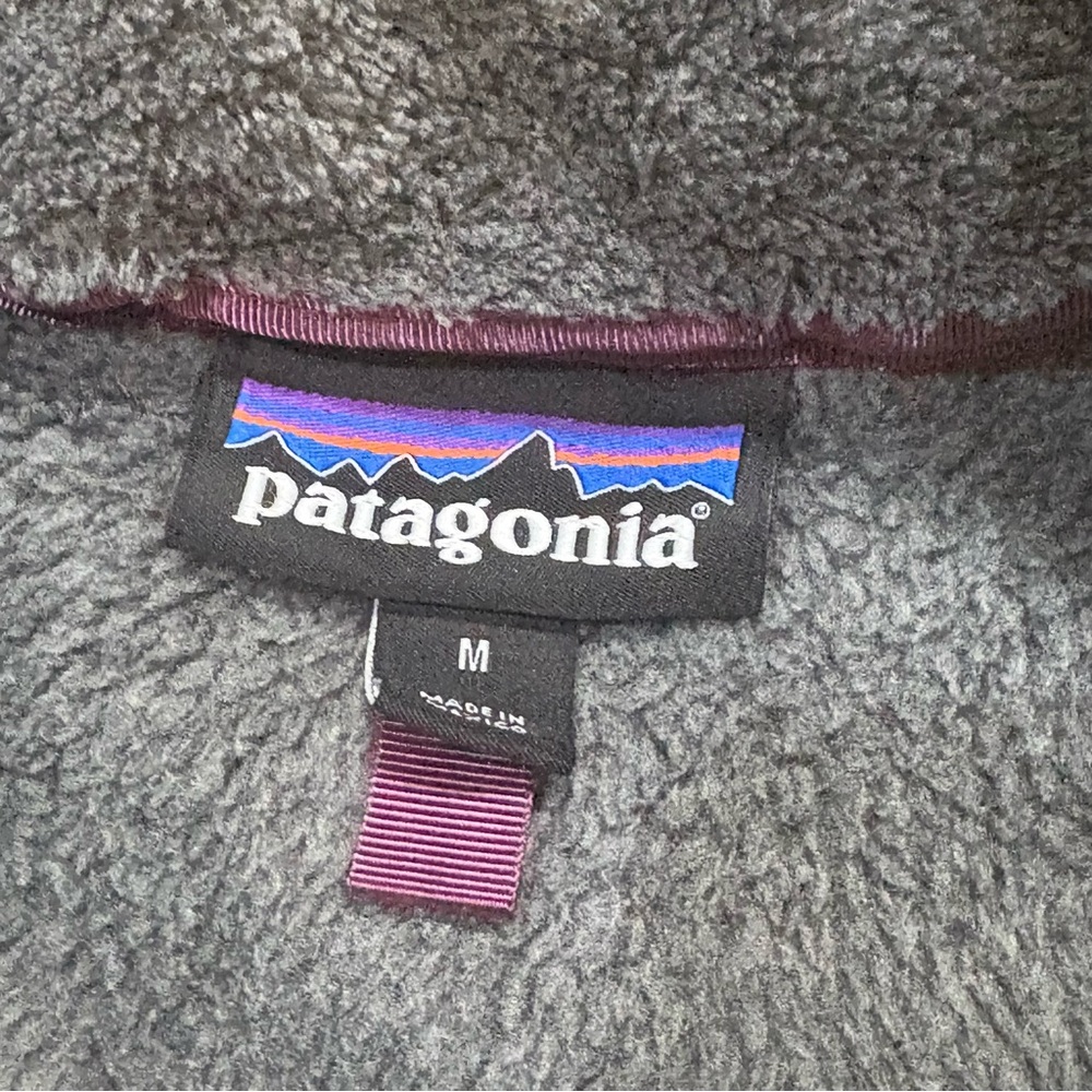 Patagonia Re-Tool Snap-T Fleece Pullover Gray Polartec Women’s Sz M - Picture 4 of 5